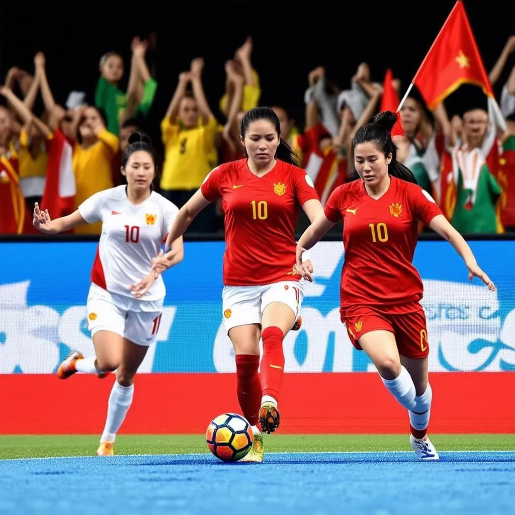 Bóng đá nữ Việt Nam thi đấu SEA Games