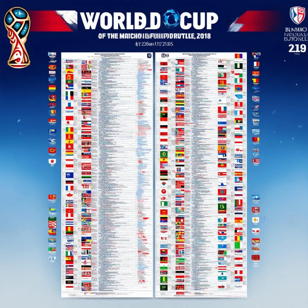 Lịch thi đấu bóng đá World Cup