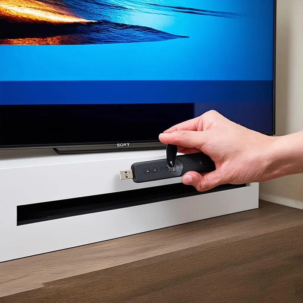 Smart TV Sony kết nối USB