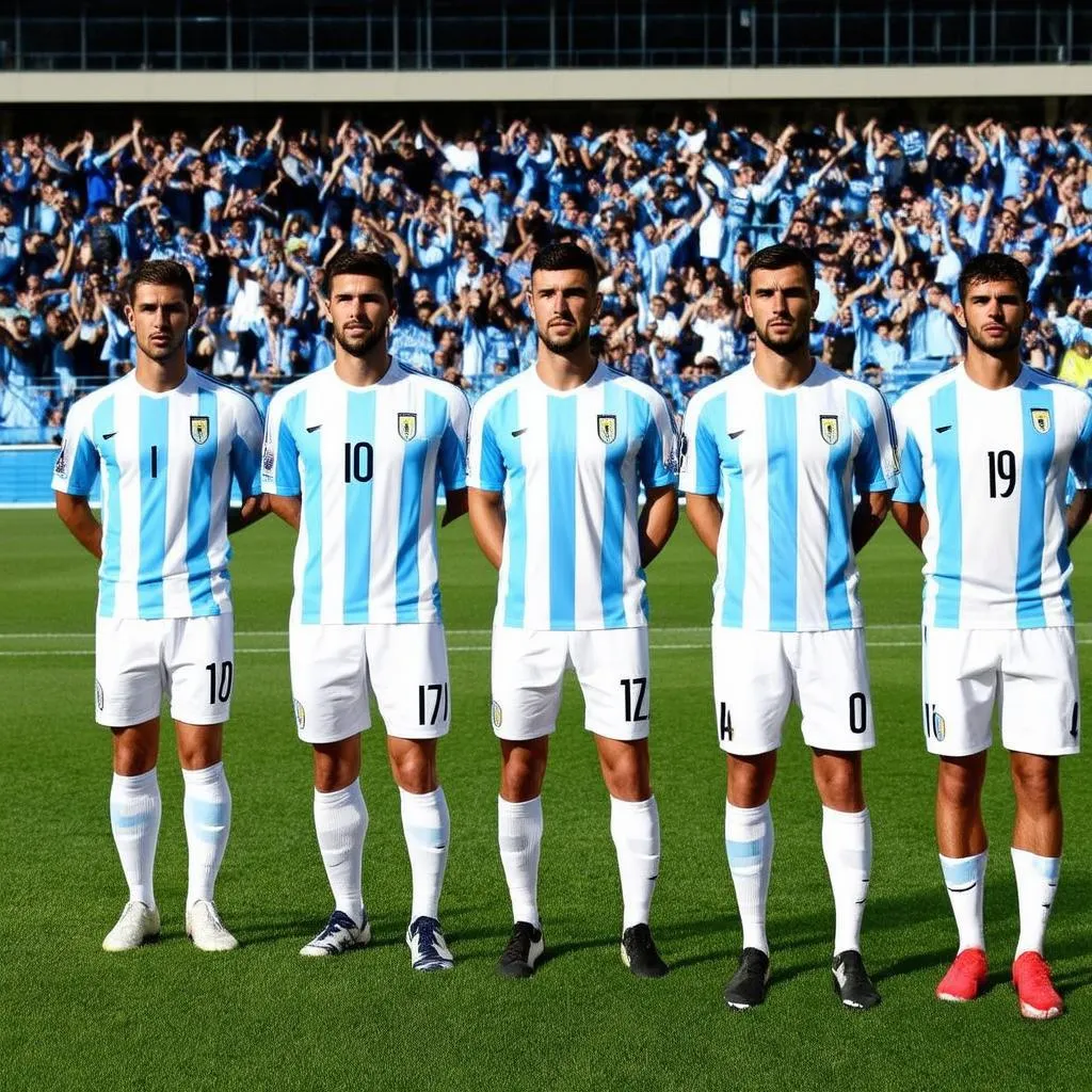 Đội hình Argentina ra sân