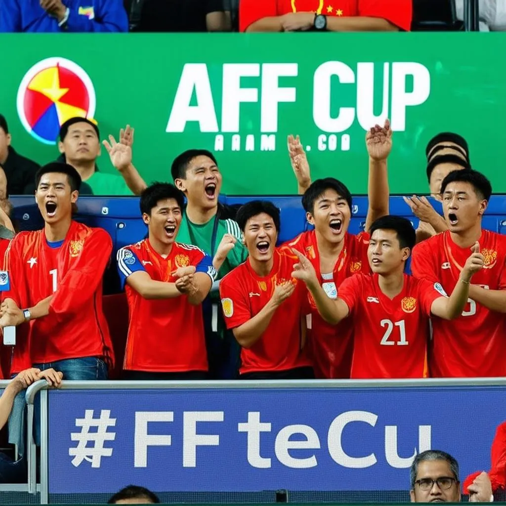 Cổ vũ cho đội tuyển Việt Nam tại AFF Cup