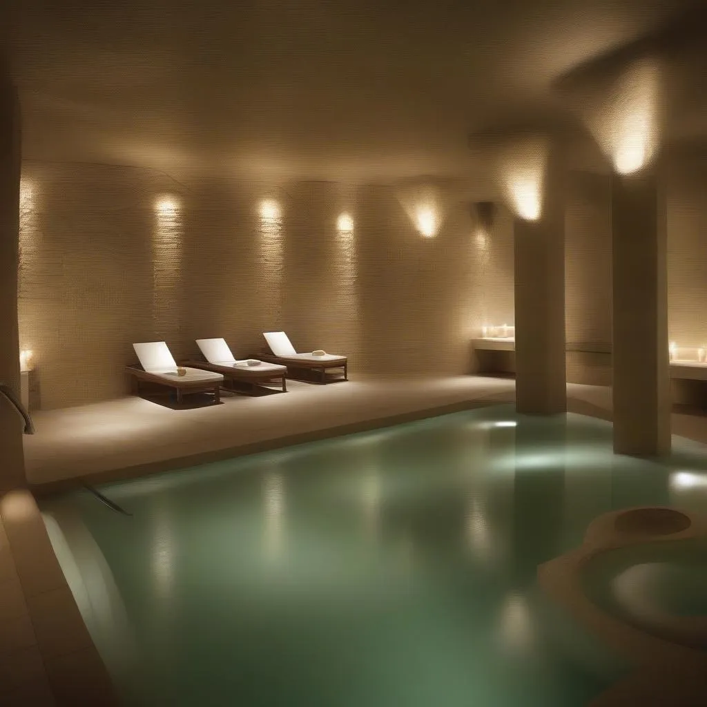 Nguồn nước khoáng thiên nhiên tại Aguas de Barcelona Spa