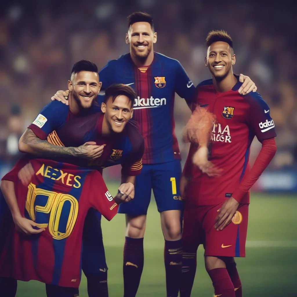 Alexis Sanchez - Barcelona - Messi - Neymar