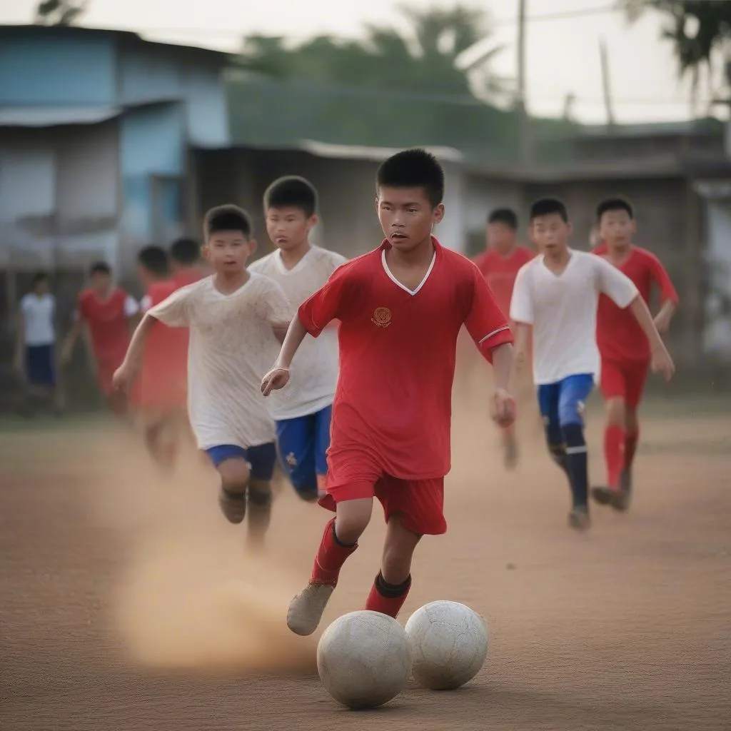 An Giang Đầu Tư Bóng Đá Trẻ - Hình Ảnh Cầu Thủ Trẻ