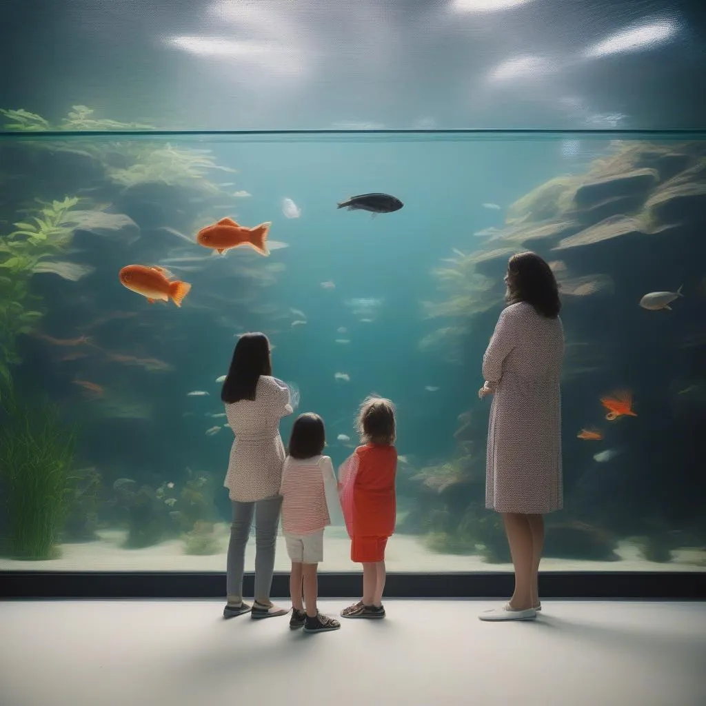 aquarium barcelona giá vé gia đình