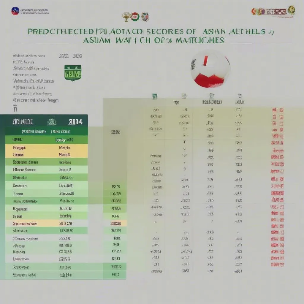 Dự Đoán Tỷ Số Asian Cup 2024