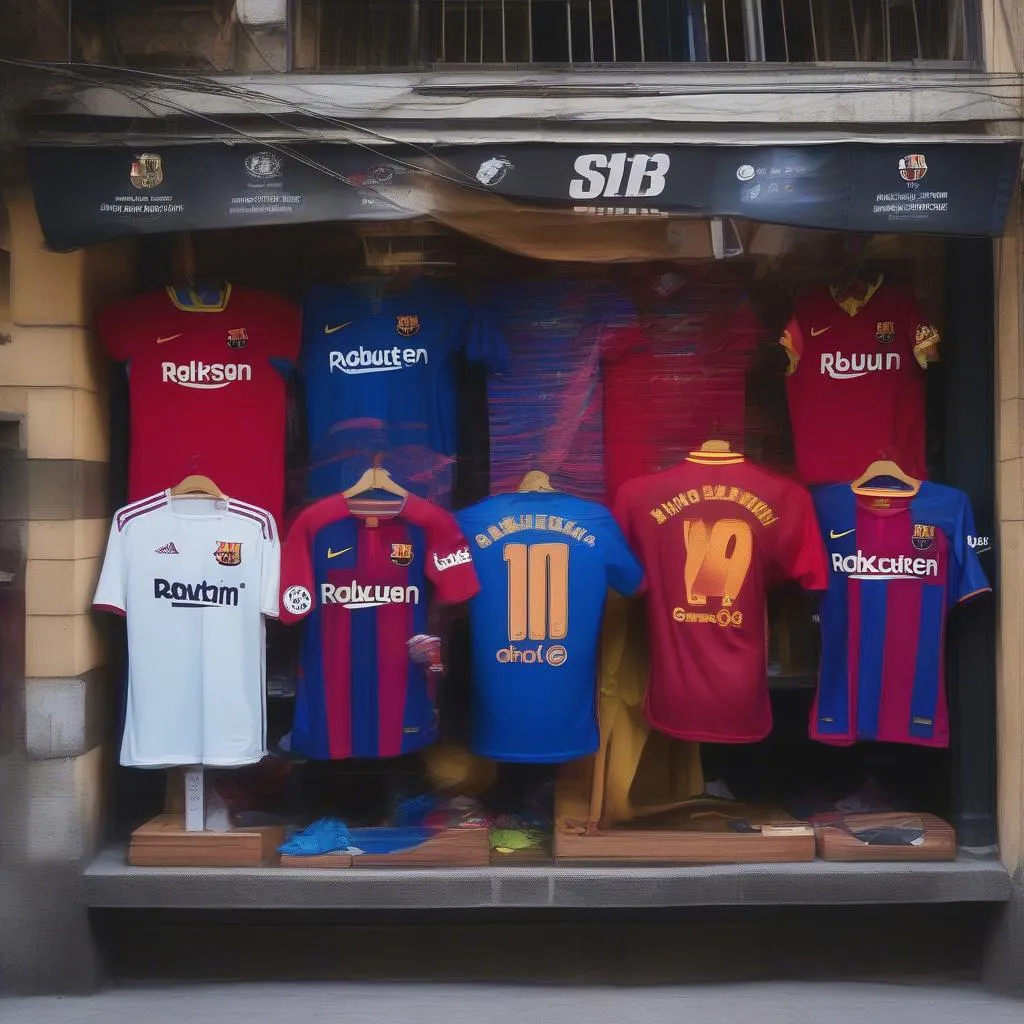 Bán áo đấu Barcelona 2017-18