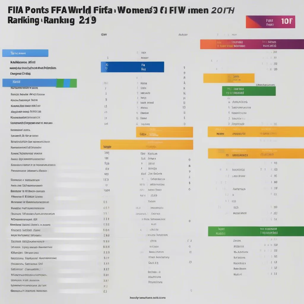Bảng xếp hạng bóng đá nữ thế giới World Cup