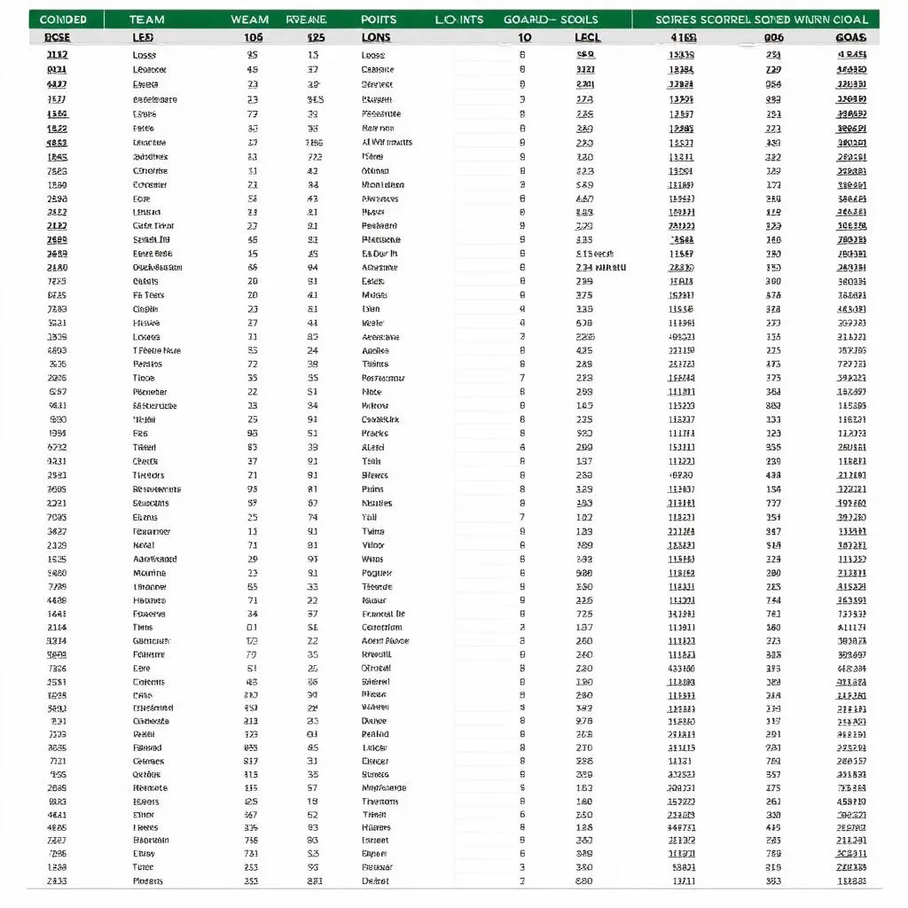 Bảng xếp hạng V.League 2021