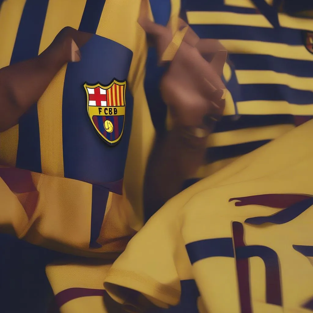 Barcelona Away Kit 2019-20:  Thiết kế sang trọng và tinh tế với màu vàng nhạt và xanh dương đậm