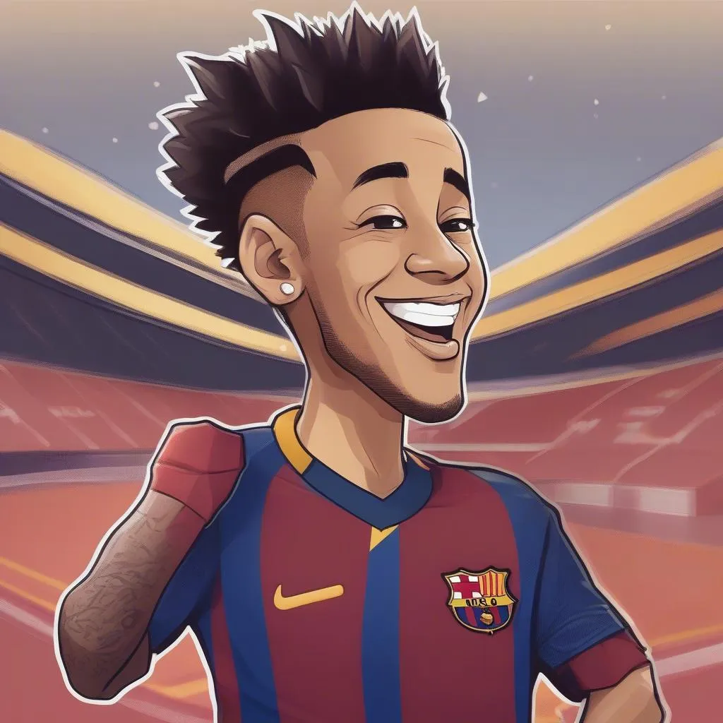 Hình ảnh Neymar phiên bản chibi