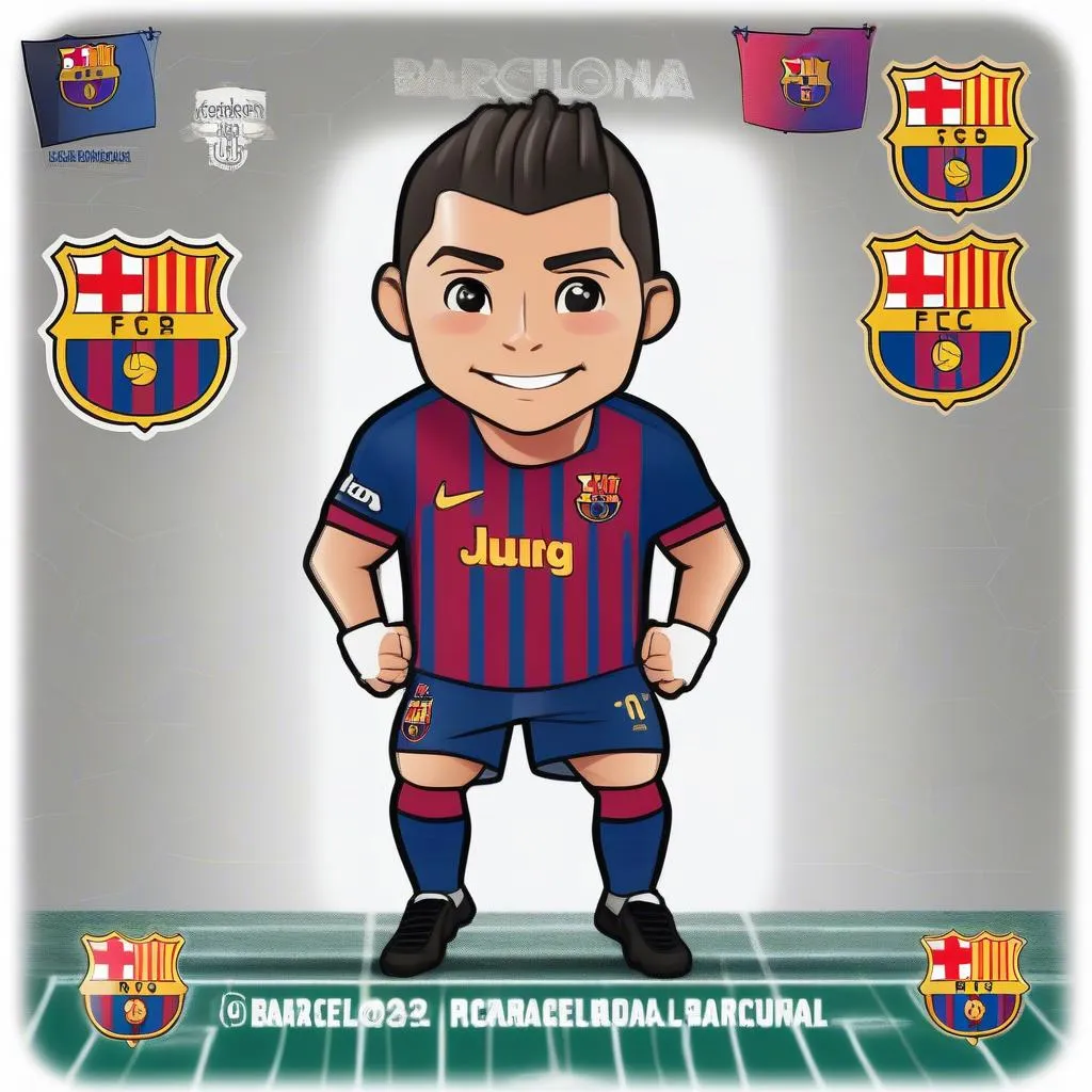 Hình ảnh Ronaldo phiên bản chibi