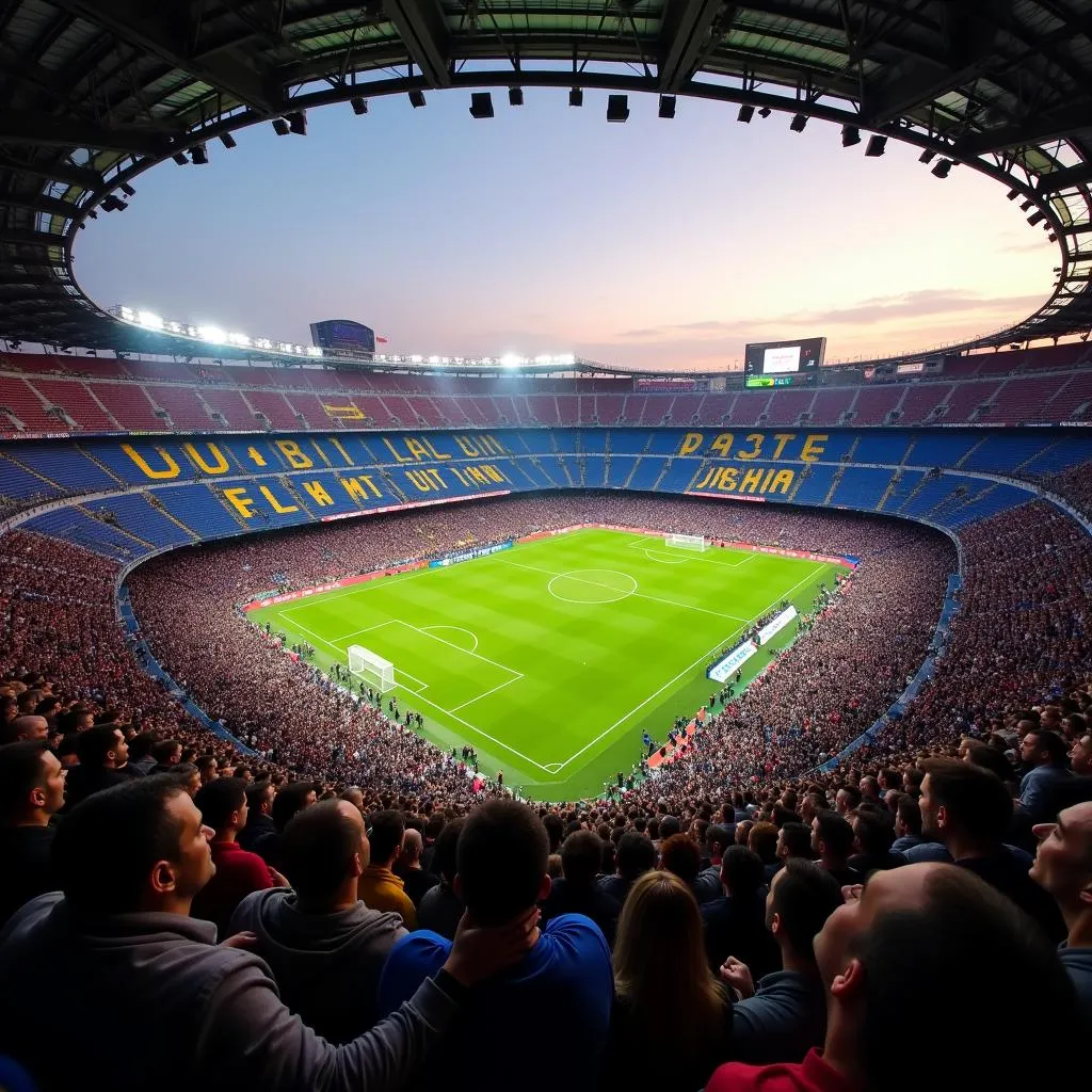 Barcelona đấu với Osasuna tại Camp Nou