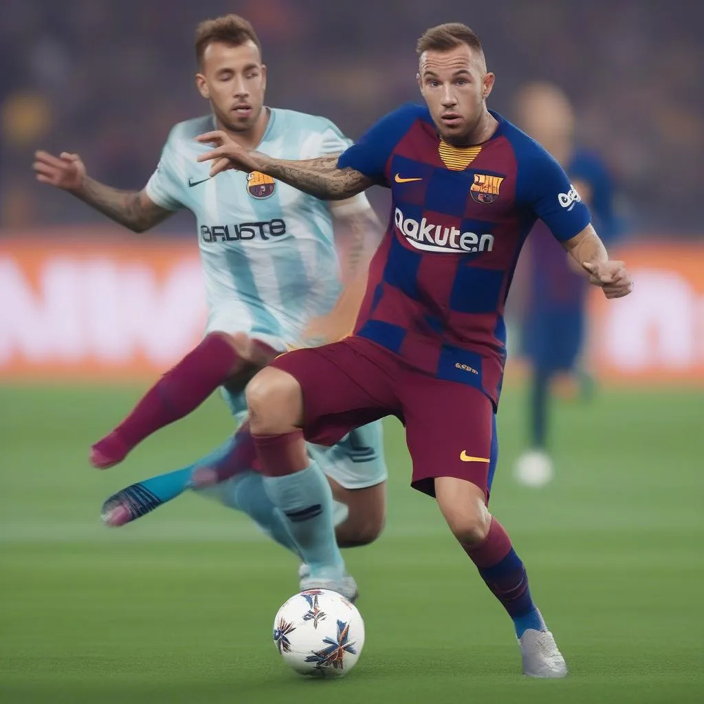 Arthur Melo's playing style, characterized by its technicality, creativity, and pace control, aligns with Barcelona's traditional tiki-taka style. 