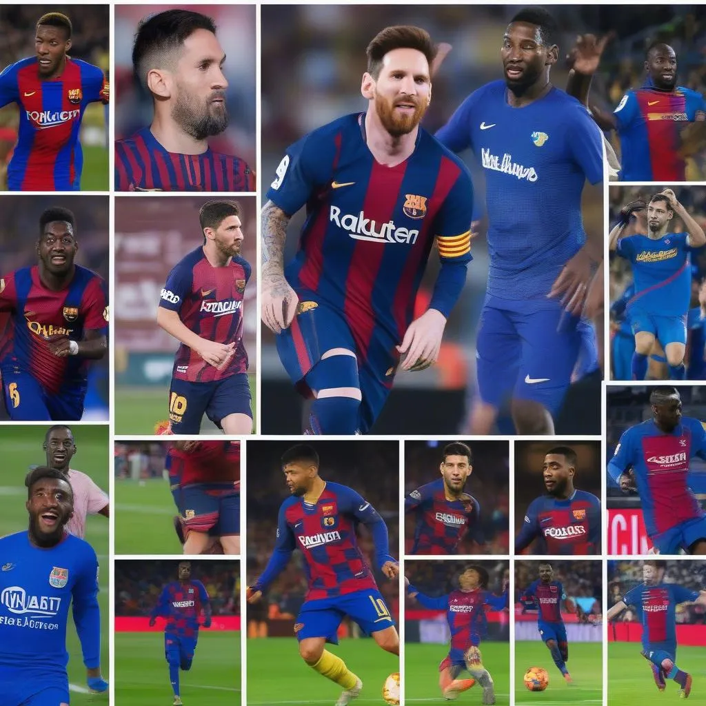 Cầu thủ Barcelona và Getafe