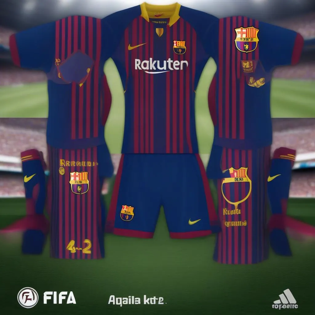 Bộ trang phục thi đấu của Barcelona mùa giải 2012-2013