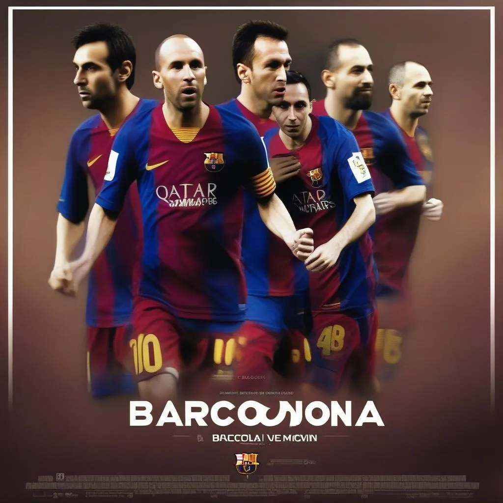 Poster phim tài liệu &quot;Barcelona Movie&quot;