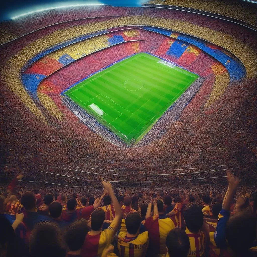 Sân Nou Camp - Nơi "Cầu thủ thứ 12" tỏa sáng