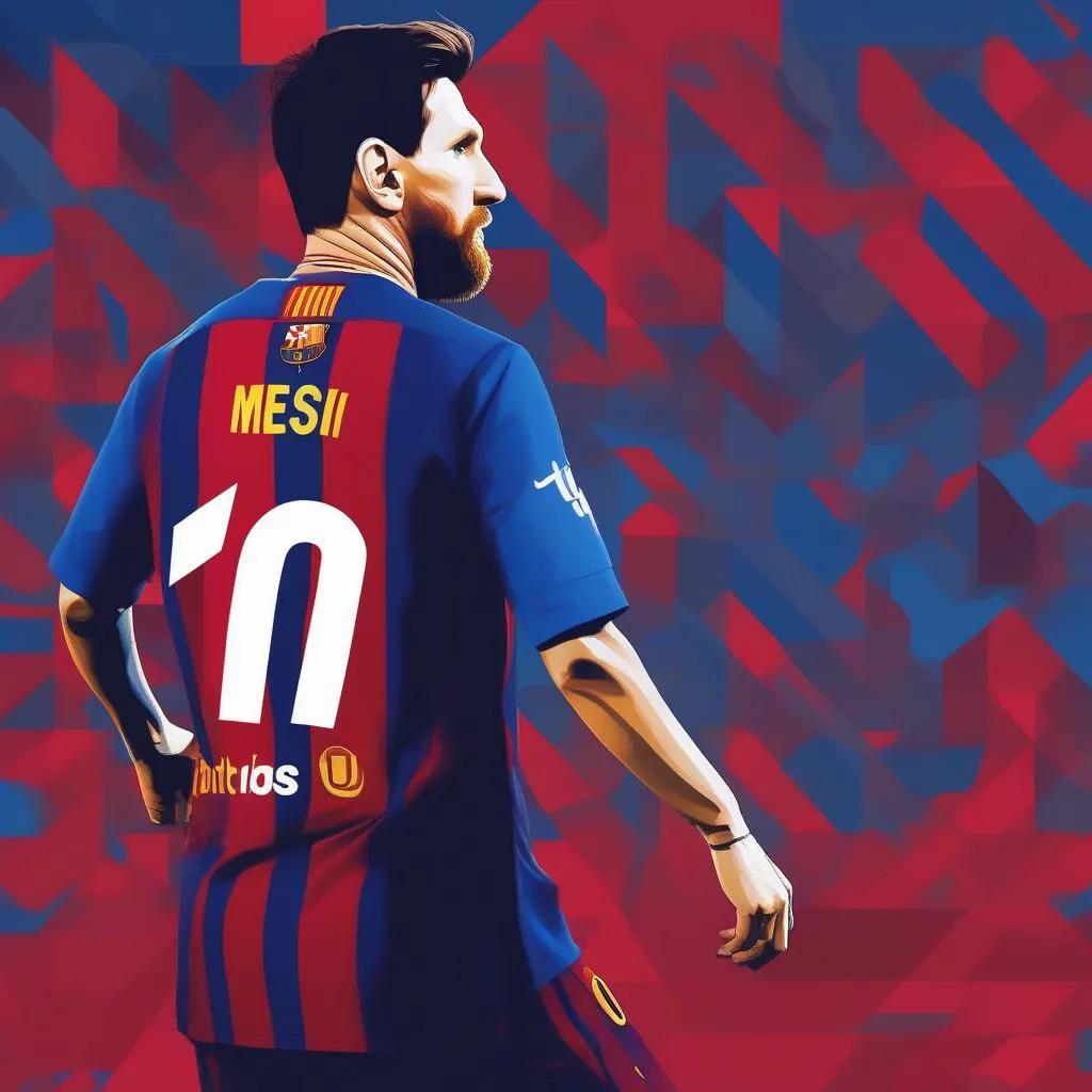 Hình nền Barcelona Messi số 10