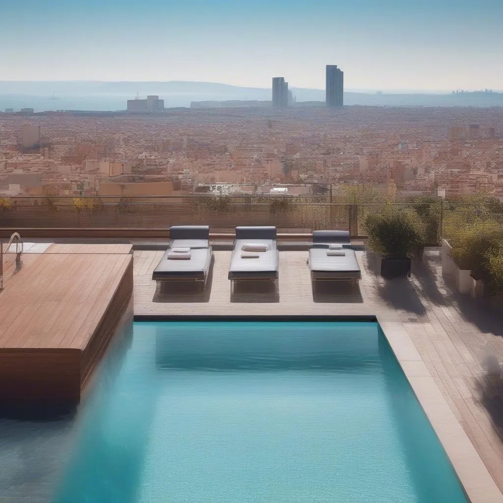 Tận Hưởng Khung Cảnh Tuyệt Đẹp Từ Rooftop Pool Barcelona