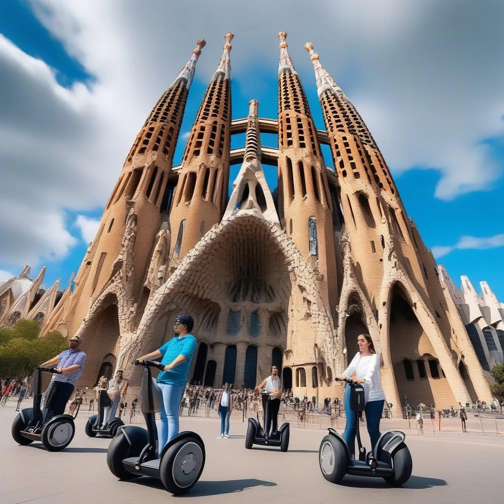 Tour Segway Giảm Giá Cho Du Khách Khám Phá Sagrada Familia