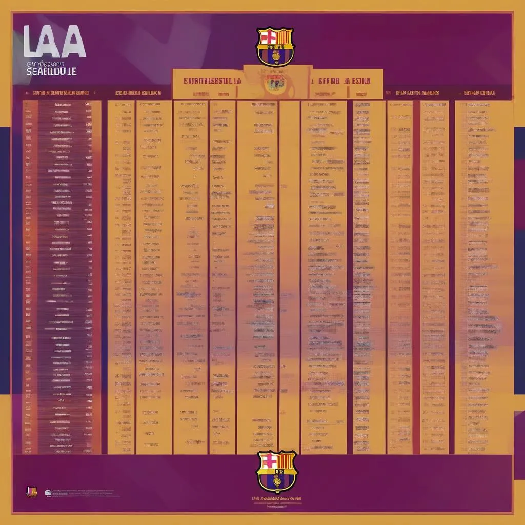 Lịch thi đấu Barcelona mùa giải 2017-18