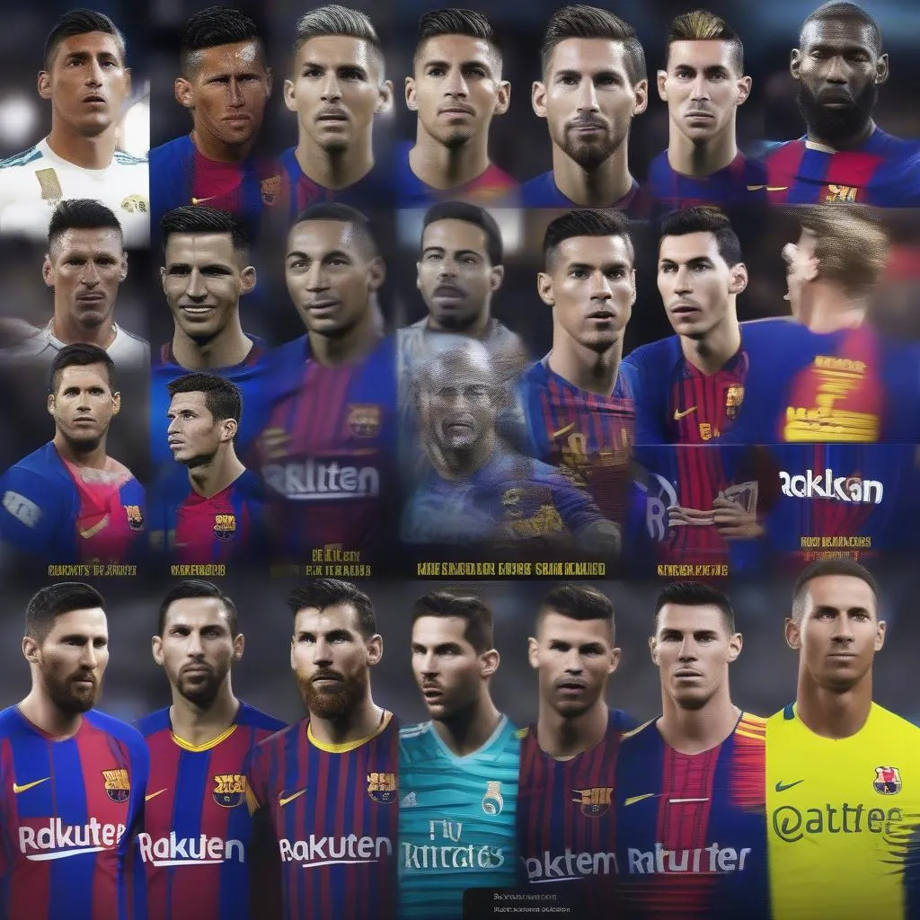 Barcelona Starting Lineup 2017-18: Messi vs Ronaldo