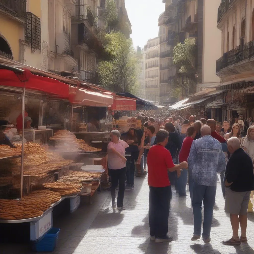 Barcelona street food