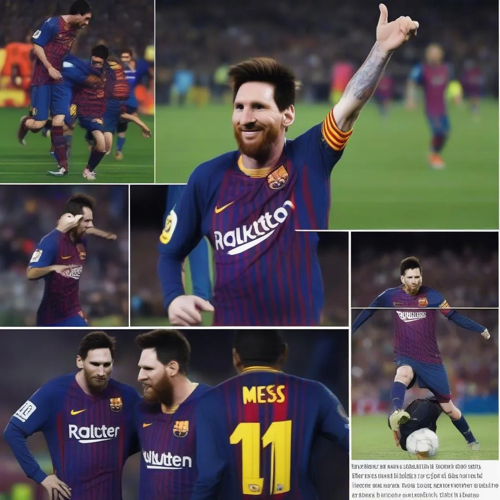 Hình ảnh troll Barcelona Messi