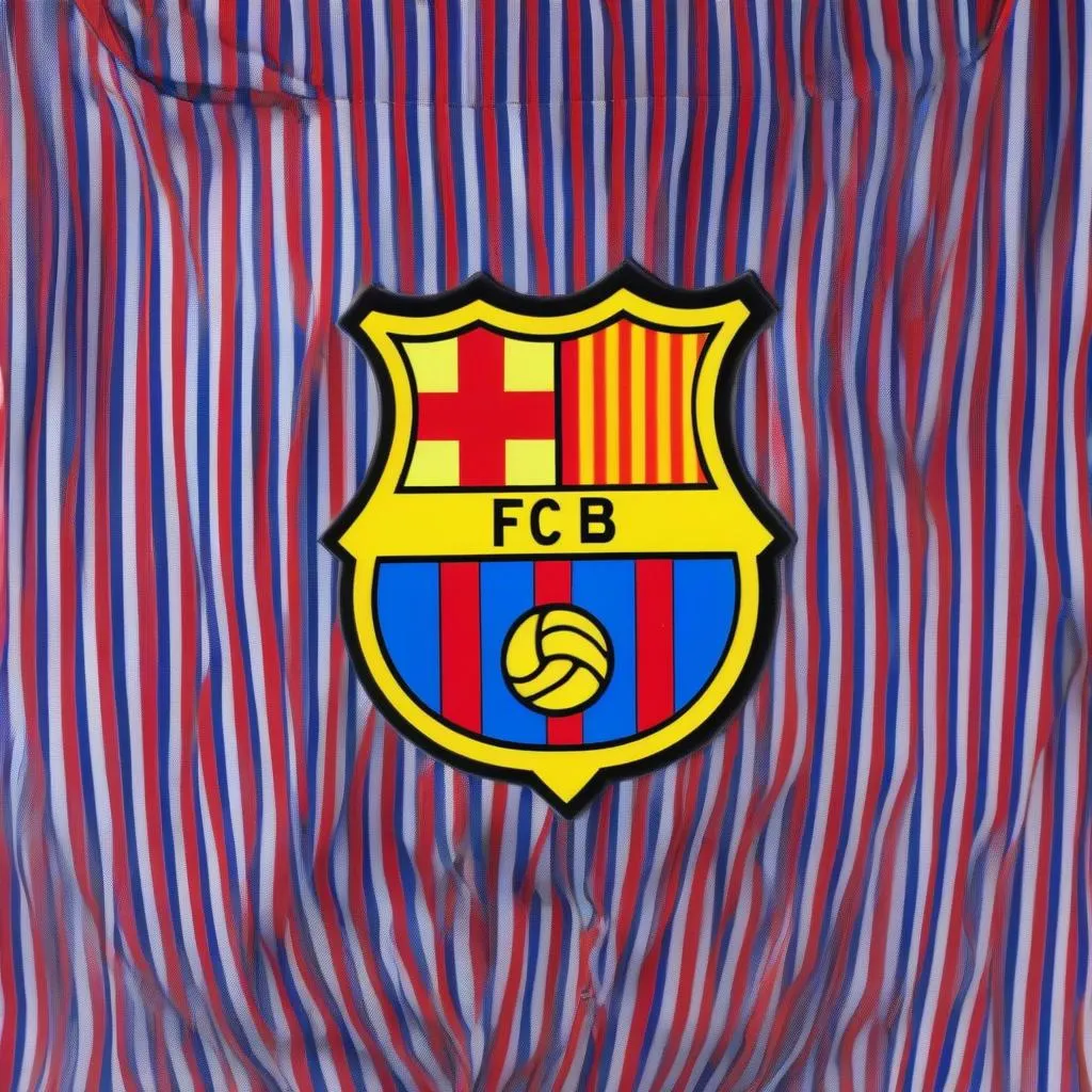 Áo đấu sân nhà Barcelona mùa giải 2000-2001