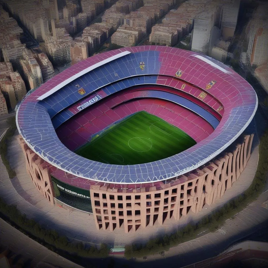 Sân vận động Camp Nou là nơi diễn ra trận đấu giữa Barcelona và Real Betis.