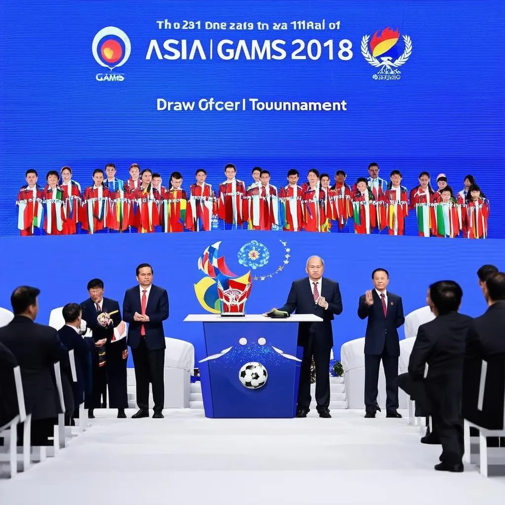 Lễ bốc thăm chia bảng ASIAD 2018