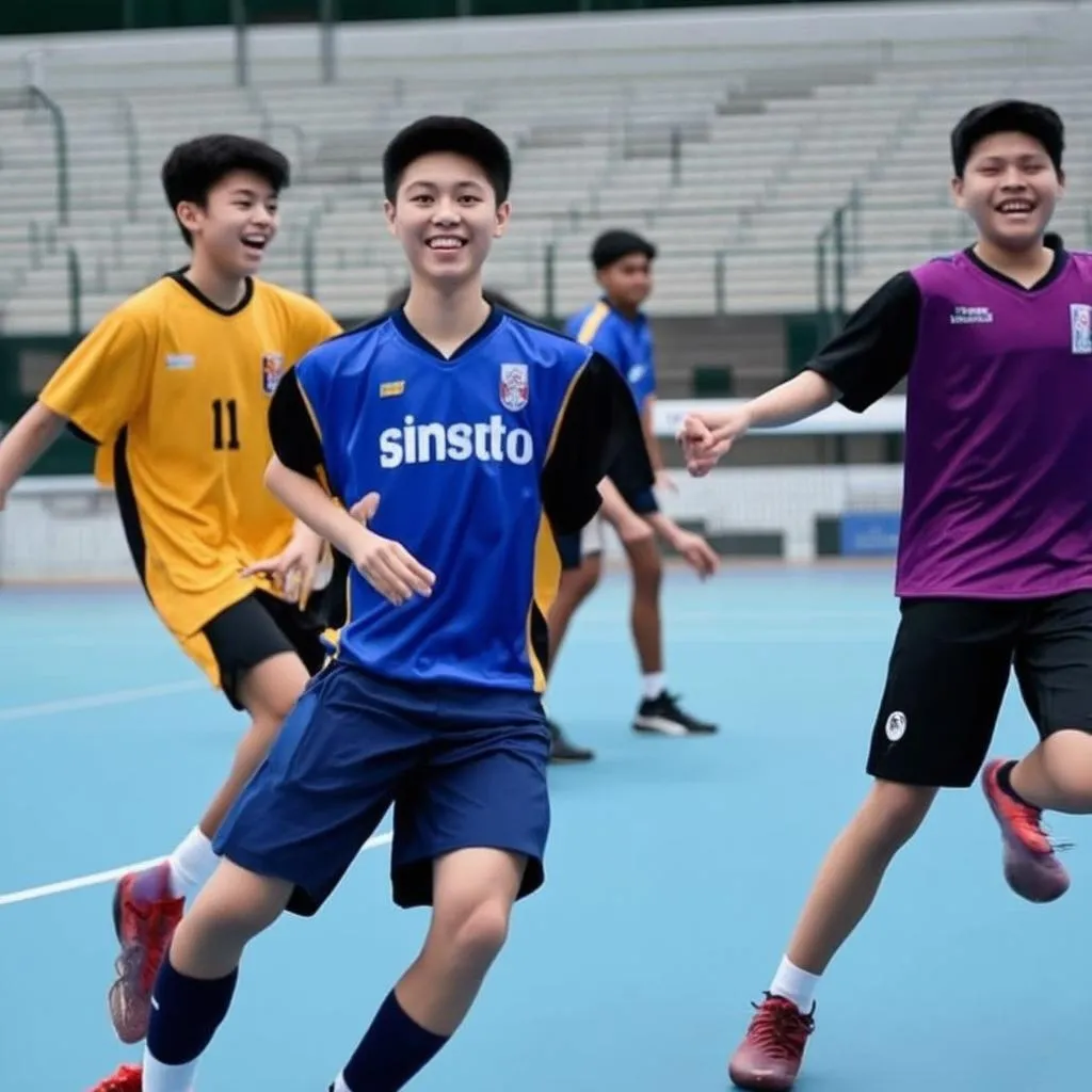 Hình ảnh các cầu thủ Futsal sinh viên