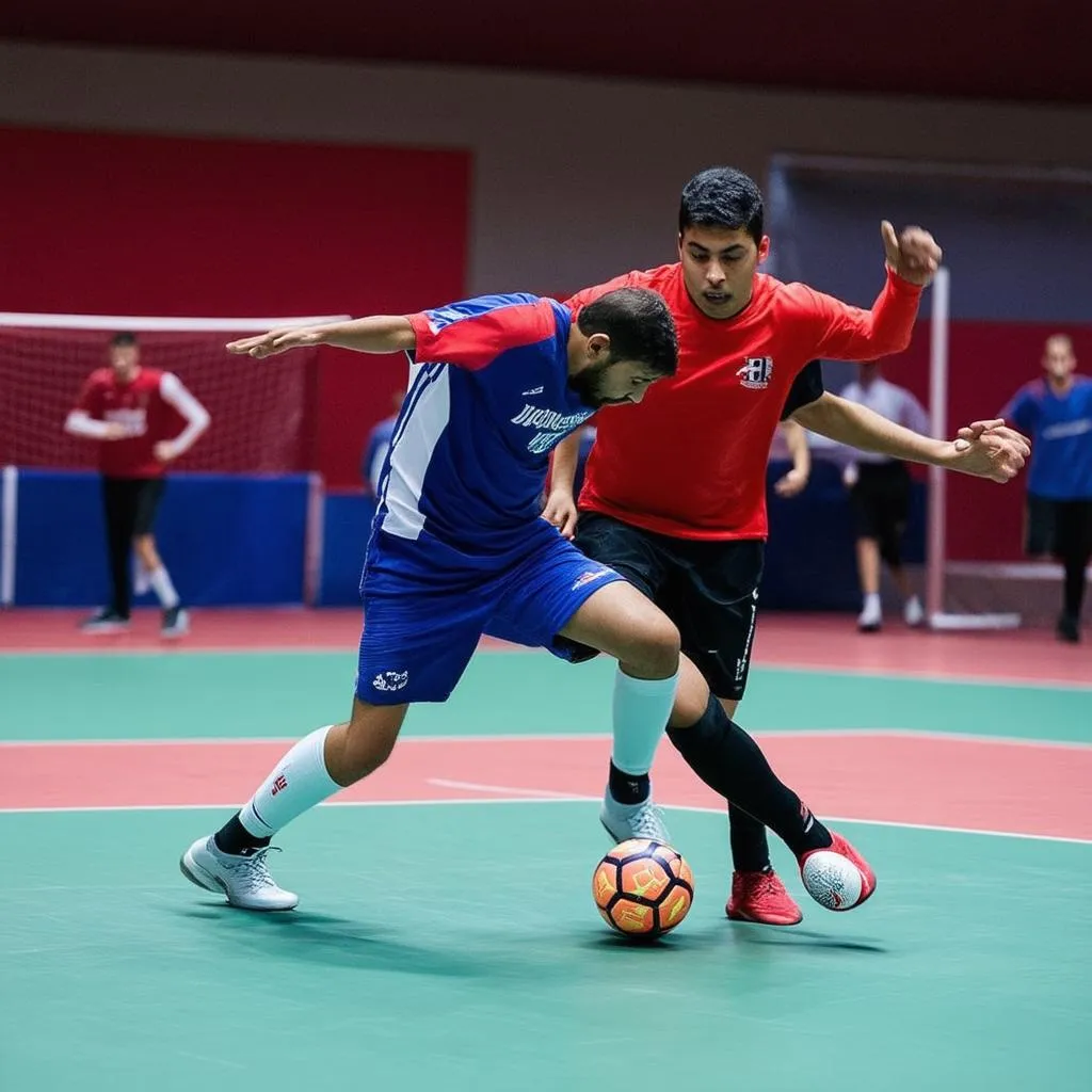 bóng đá futsal trận đấu