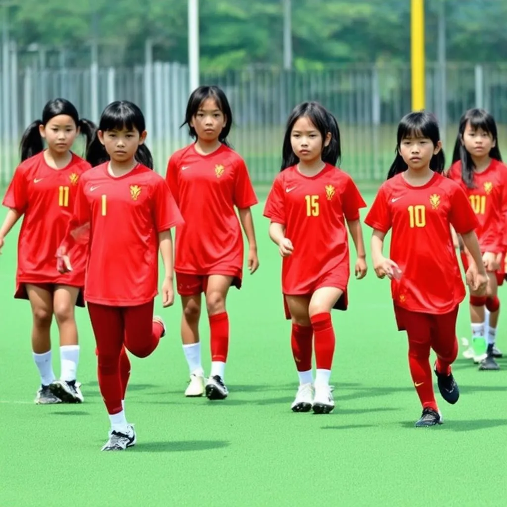 Bóng Đá Nữ U15 Việt Nam Được Đào Tạo Bài Bản