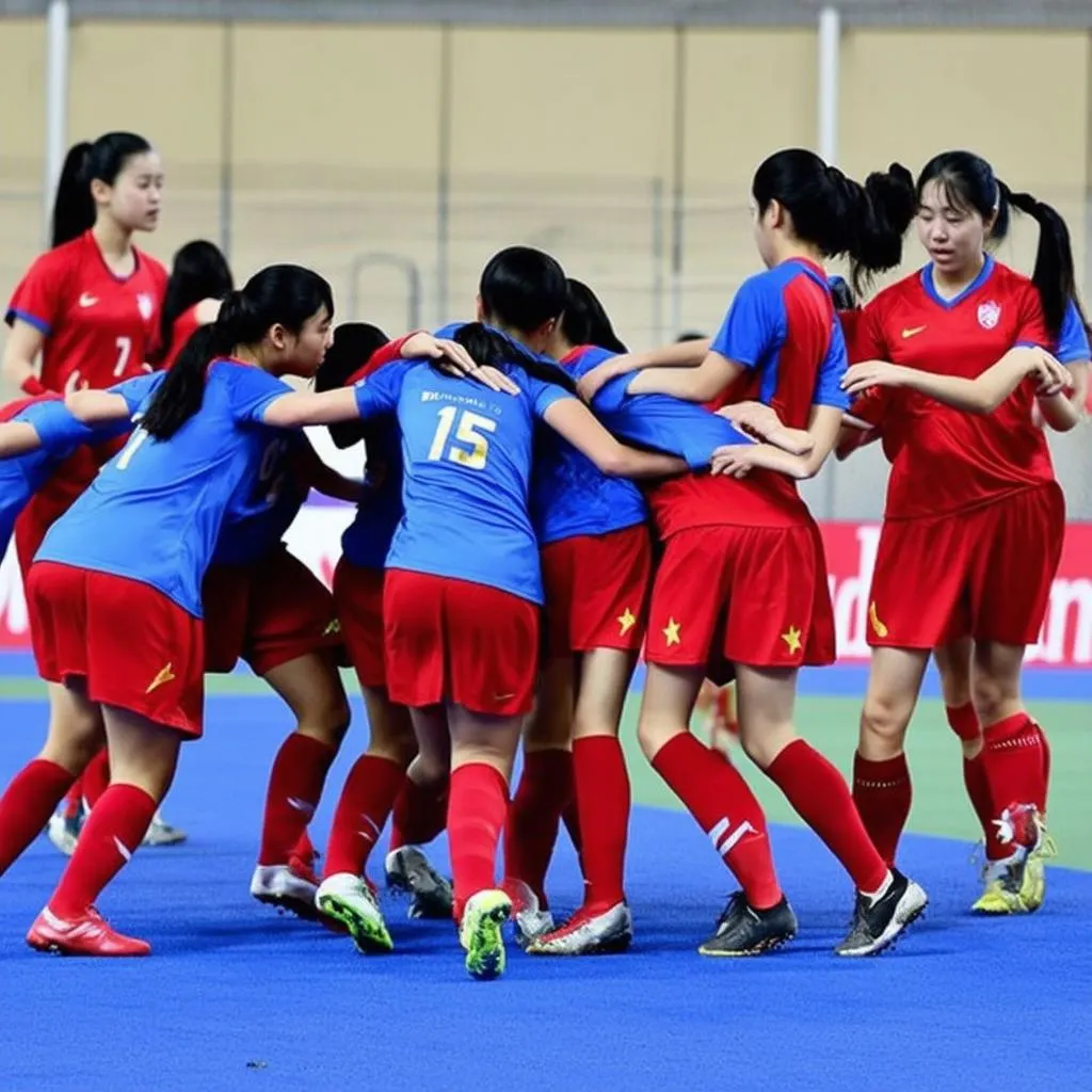 Bóng Đá Nữ U15 Việt Nam Tranh Tài Quốc Tế