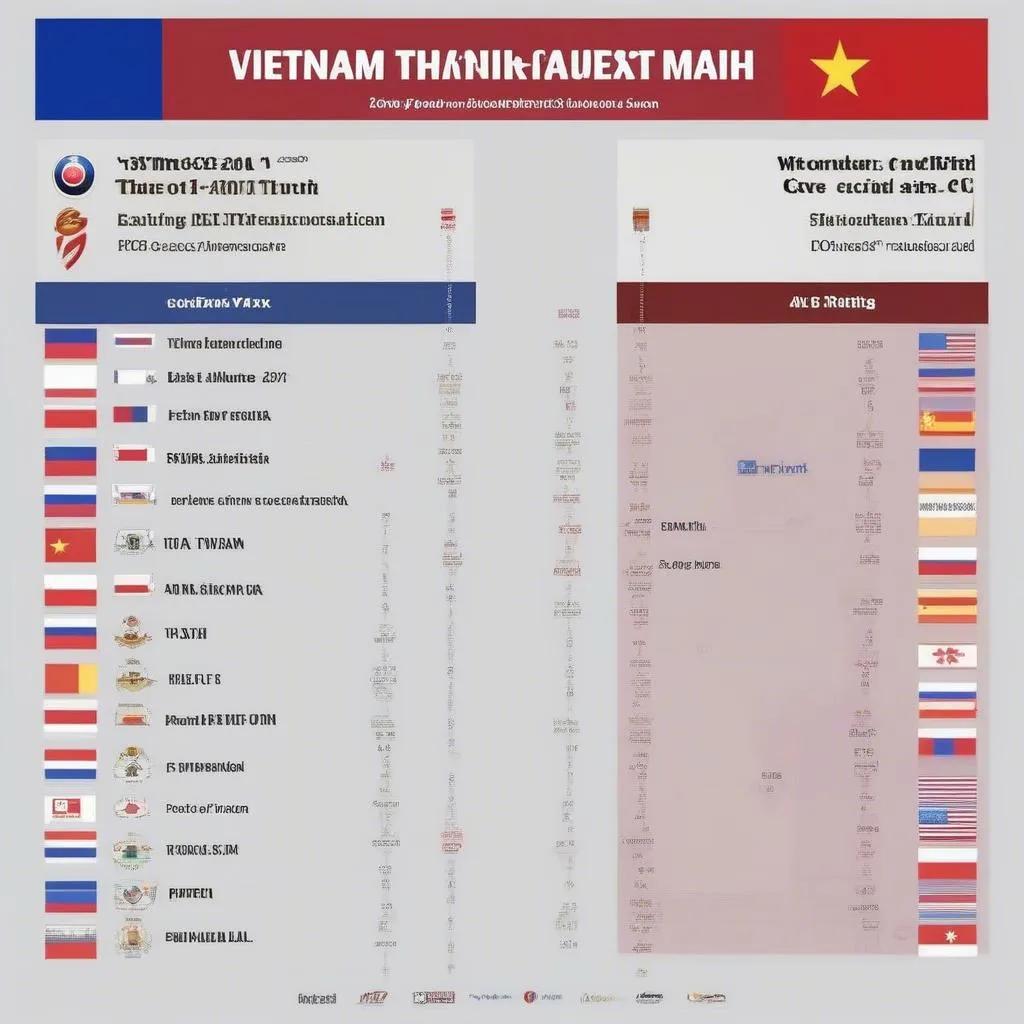 Dự đoán tỷ số trận đấu bóng đá Việt Nam - Thái Lan