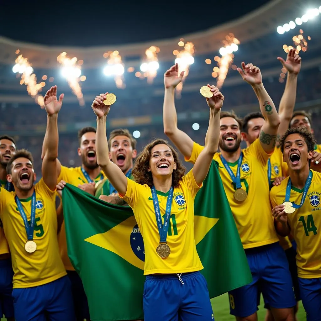 Brazil vô địch Olympic Tokyo 2020