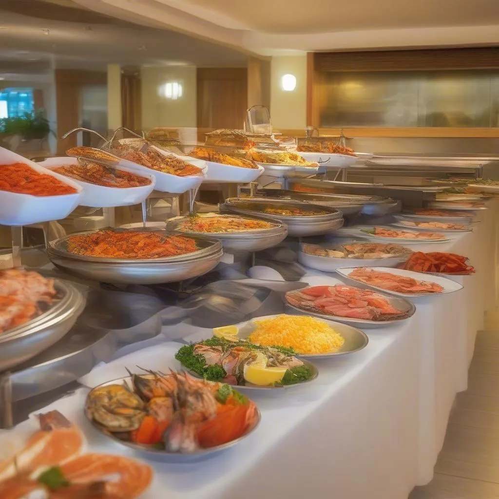 Buffet phong phú tại Costa Barcelona