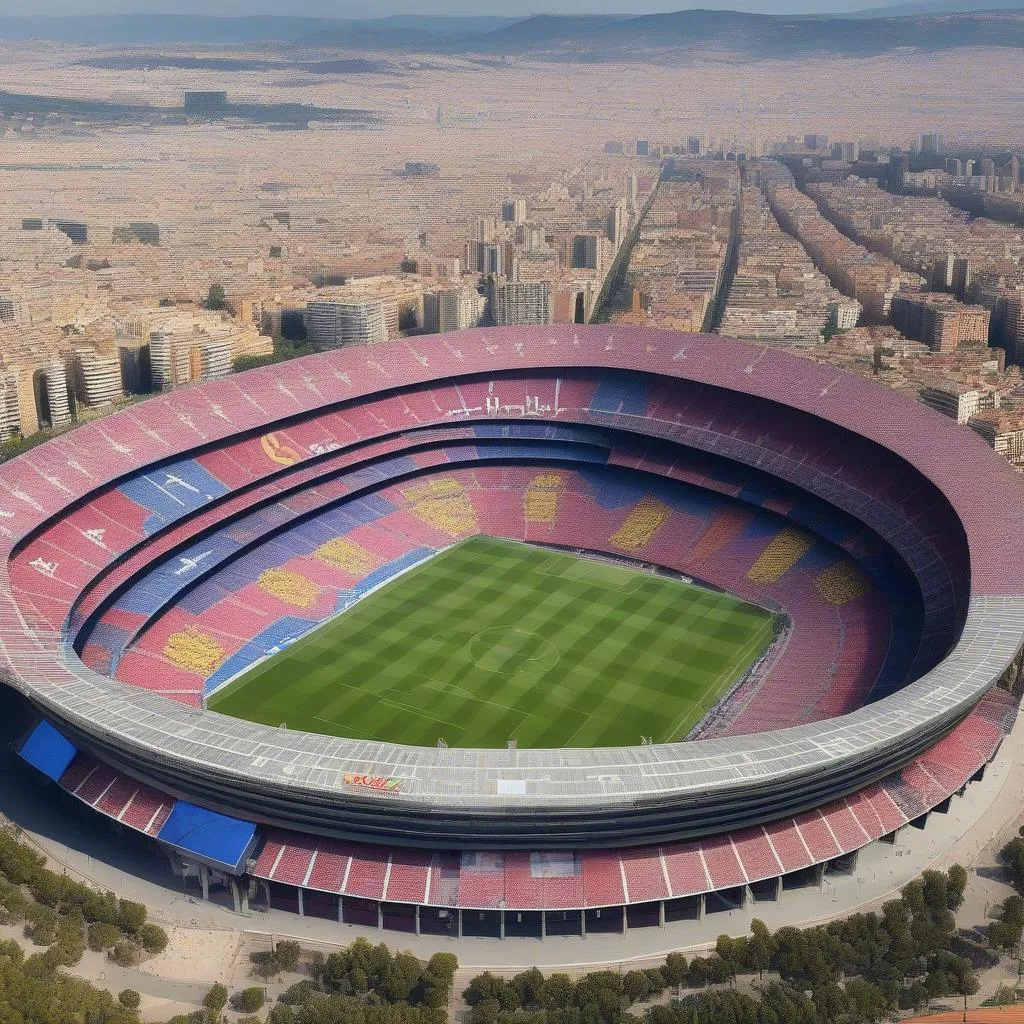 Camp Nou - Sân vận động của Barcelona