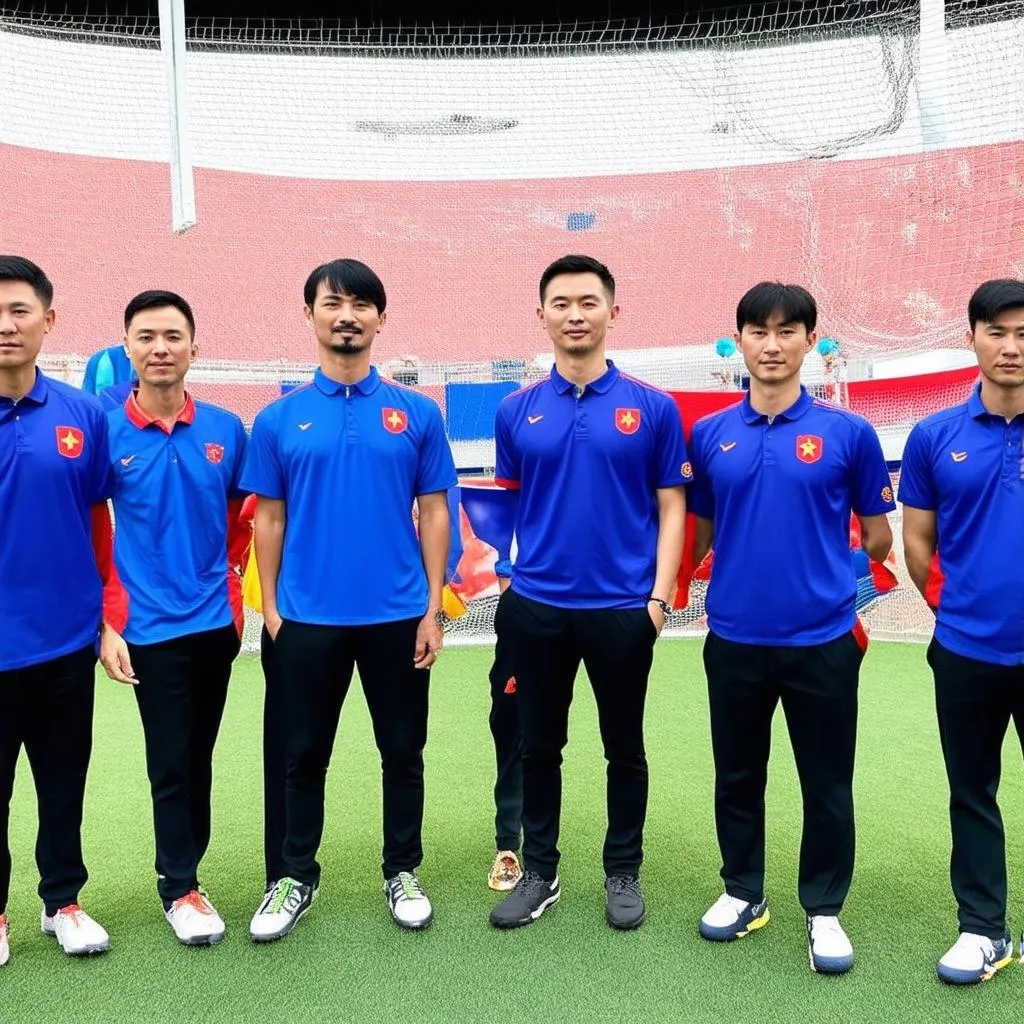 cân bộ huấn luyện đội tuyển việt nam asiad cup 2018