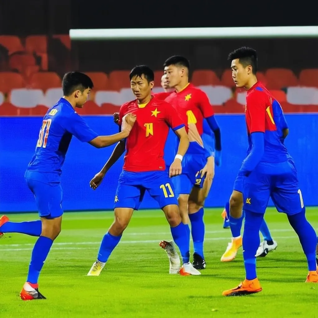 Cầu thủ Việt Nam thi đấu Asiad