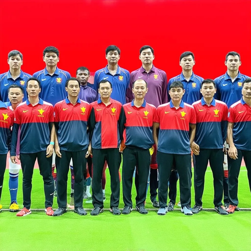 Cán bộ, huấn luyện viên U22 Việt Nam ở SEA Games 30