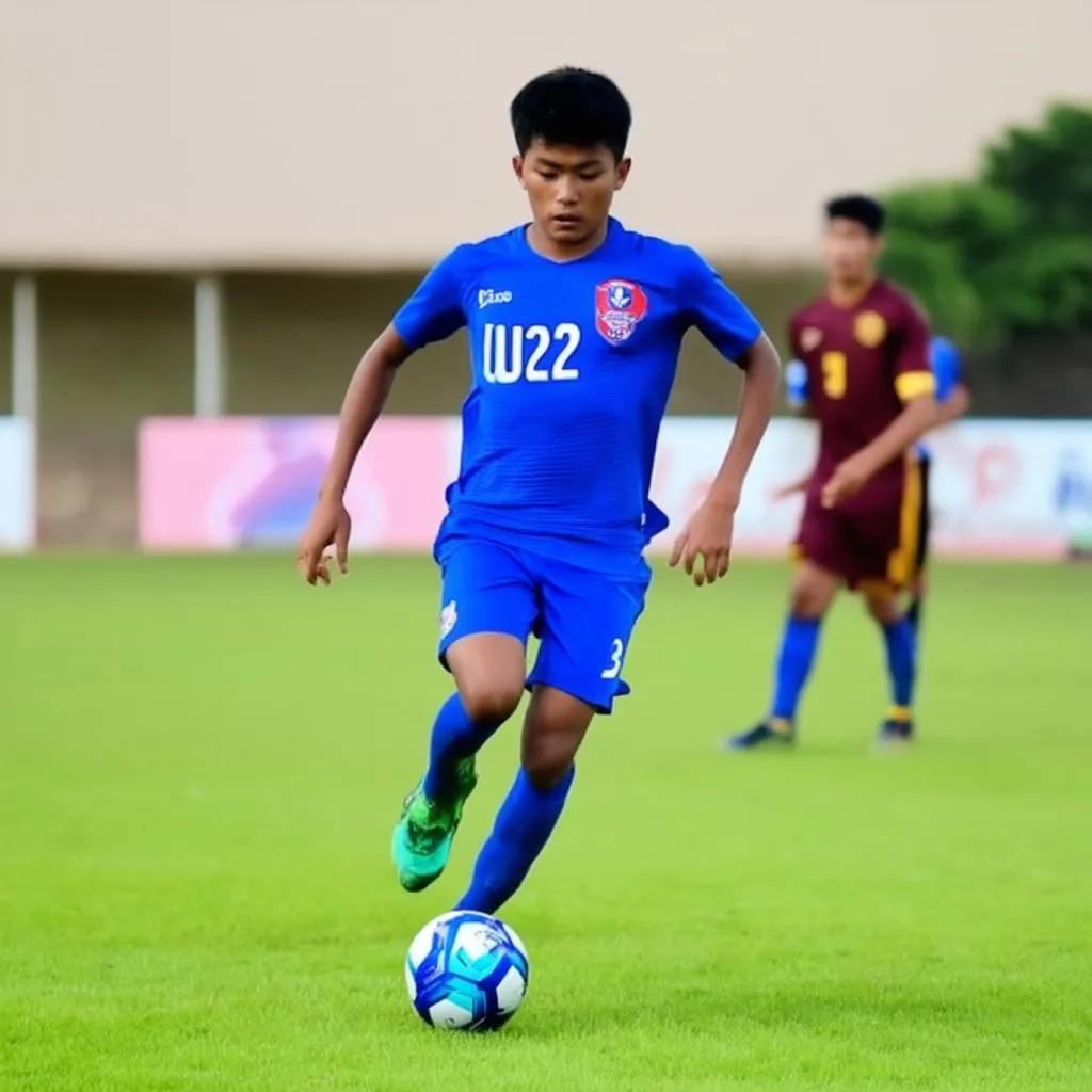 Cầu Thủ Bóng Đá U22 Campuchia