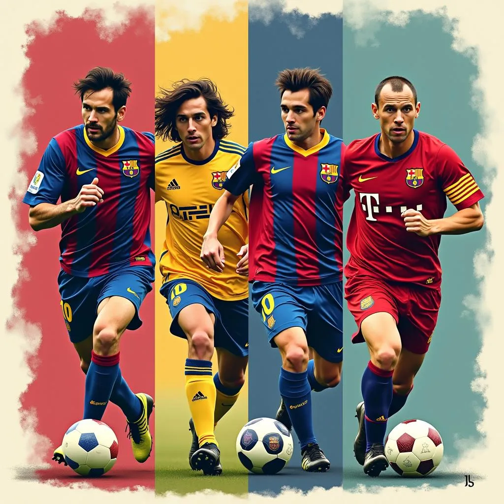 Legendary Players of Barcelona