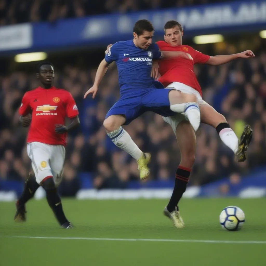 Chelsea đánh bại Man United 2-0 trong trận cầu nóng bỏng tại vòng 12 Ngoại Hạng Anh