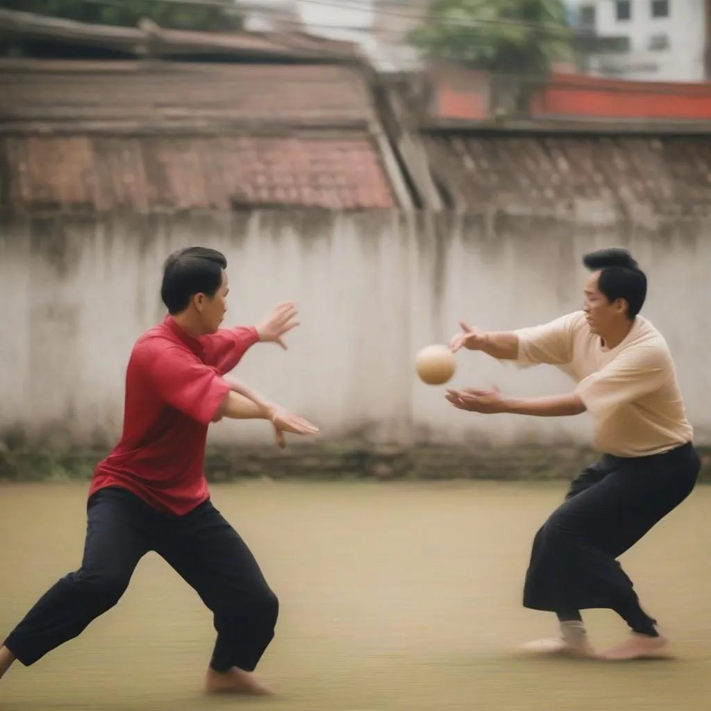 Luyện tập chuyền bóng với &quot;lam trai banh&quot; hiệu quả