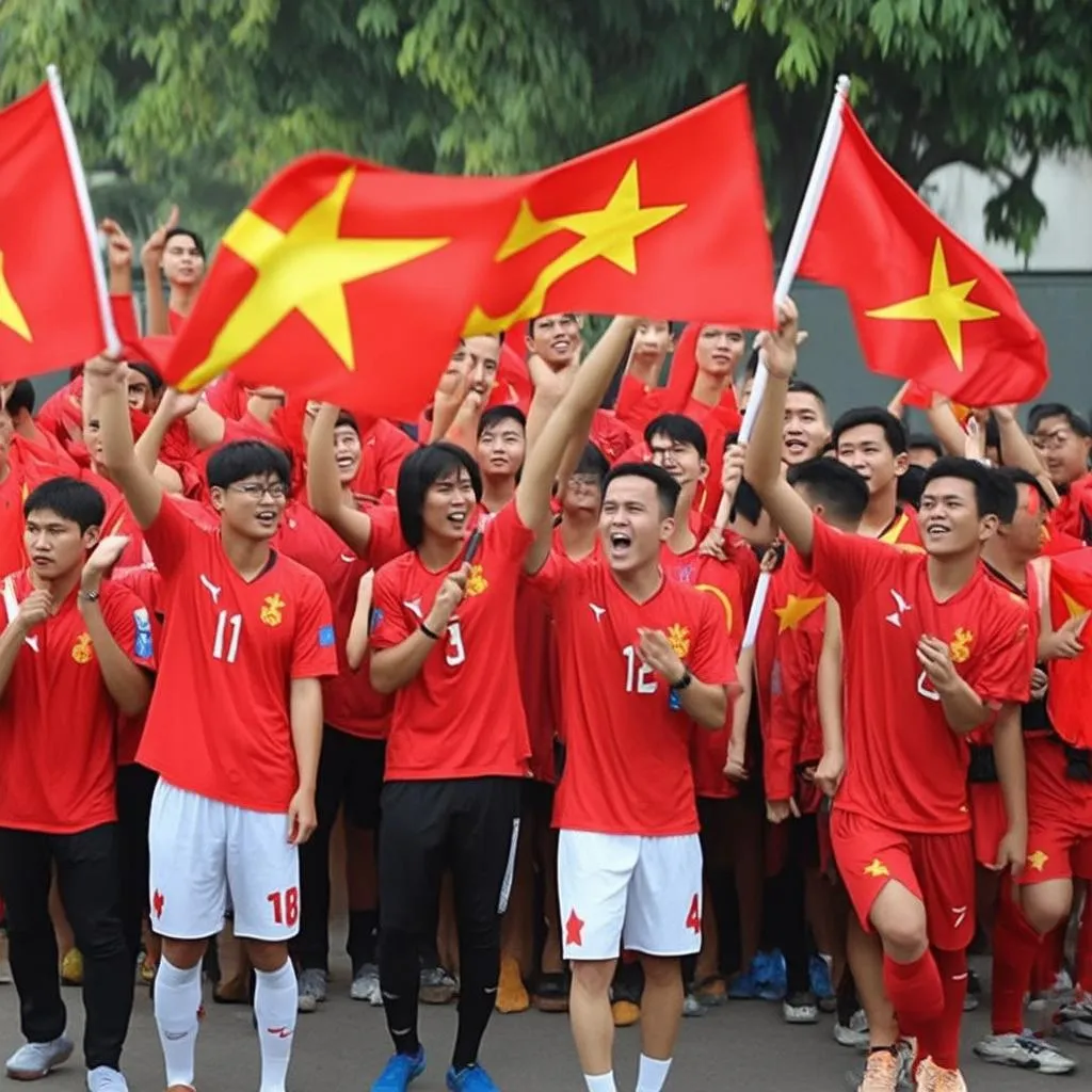 Cổ vũ U23 Việt Nam