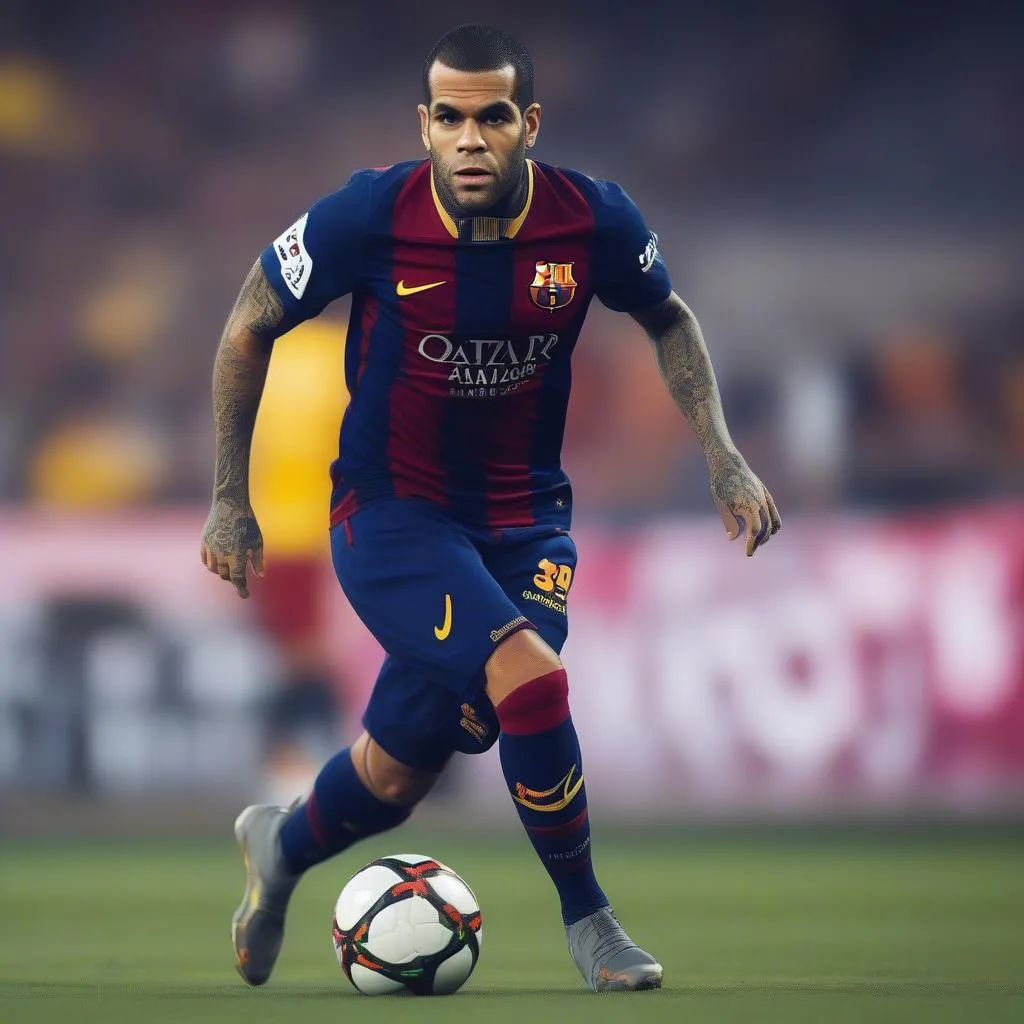 Dani Alves - Hậu Vệ Cánh Pháo