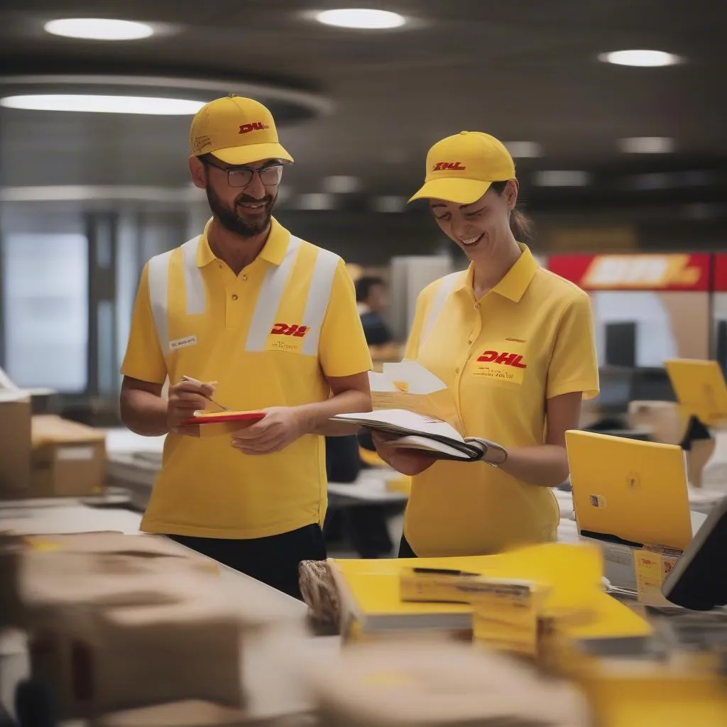 Nhân viên DHL Barcelona chuyên nghiệp, tận tâm